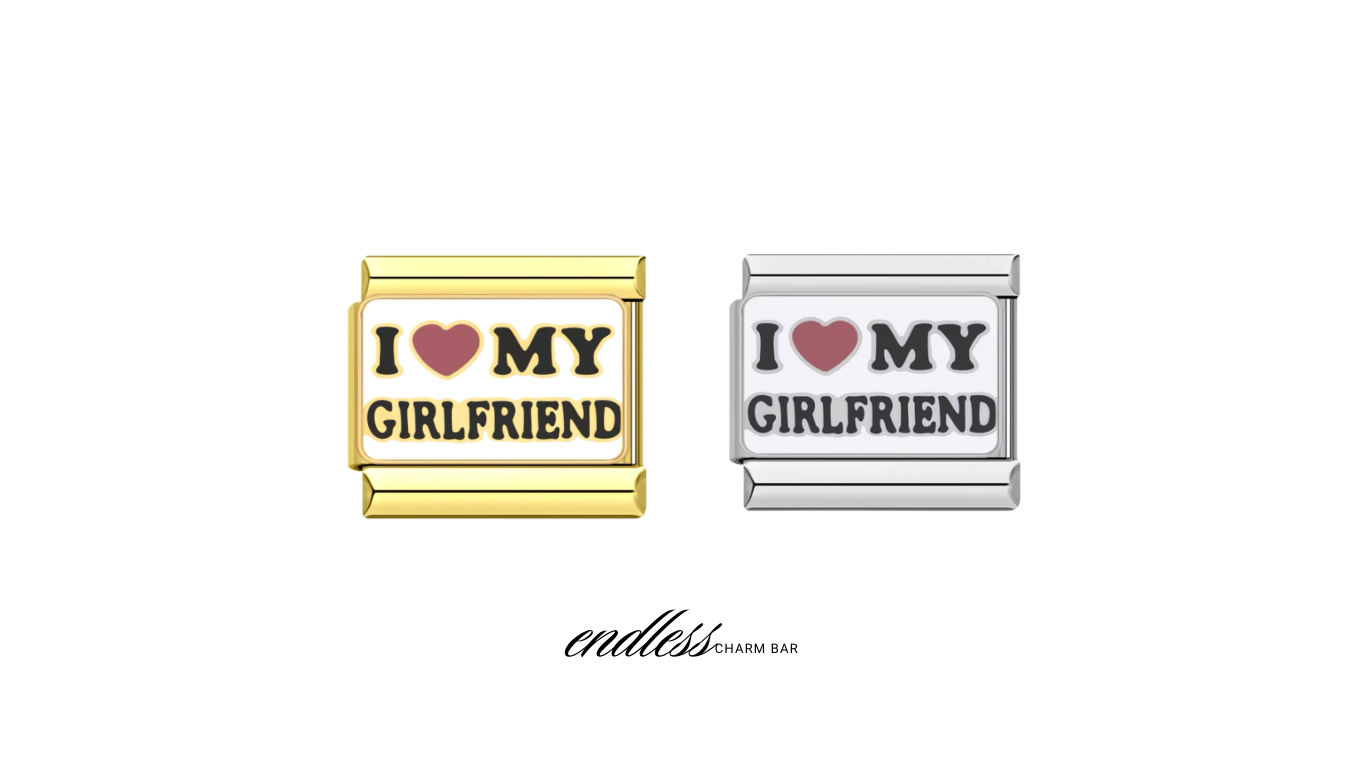 I <3 My Girlfriend IT Charm