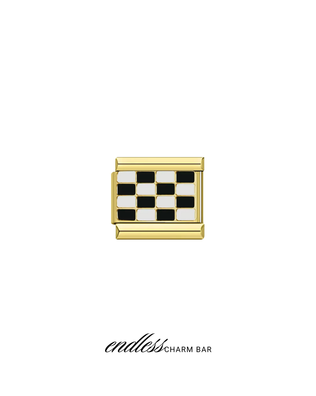 Checkered IT Charm
