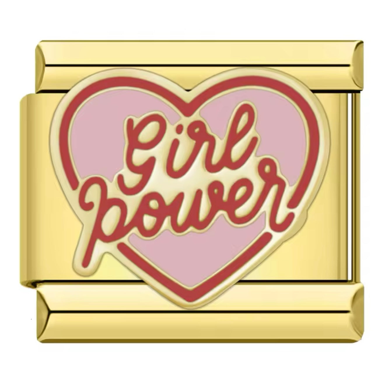 Gold Girl Power Charm