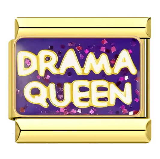 Gold Drama Queen Charm