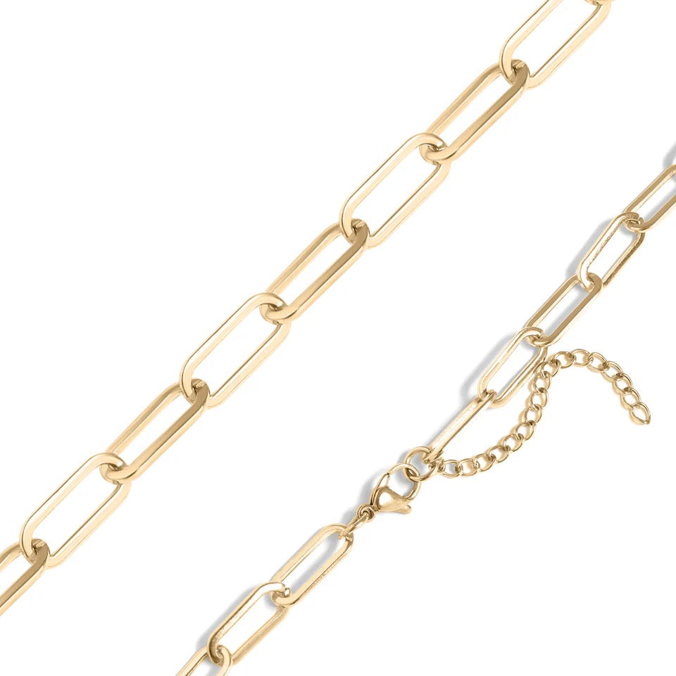 Gold Paperclip Chain