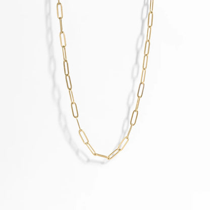 Gold Paperclip Chain