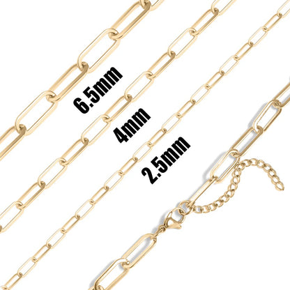 Gold Paperclip Chain